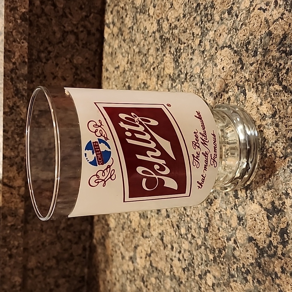 Huge Schlitz Beer Glass
